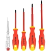 Набор отверток диэлектр. Сибртех двухкомпонентные рукоятки 5шт. CrV (12937)