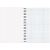 Бизнес-тетрадь А5,48л,обл.карт,греб,кл,Attache Economy,Office Style,голубая