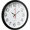 Часы настенные круг d=22см, корпус черный Классика арт.2222-328