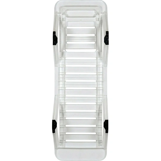 Шезлонг PR_Decorona DeRiviera без подлокотников, белый рассвет