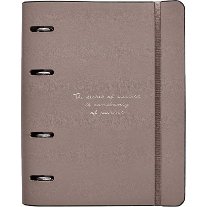 Тетрадь со сменным блоком А5,120л,Infolio Study,Quote,иск.кож,N3812