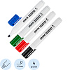 Набор маркеров для белых досок 650, 1-3 мм, кругл.нак., 4 цв