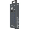 Кабель USB PERO DC-04 Type-C, 3А, 1м, Blue-black (Fast Charge)