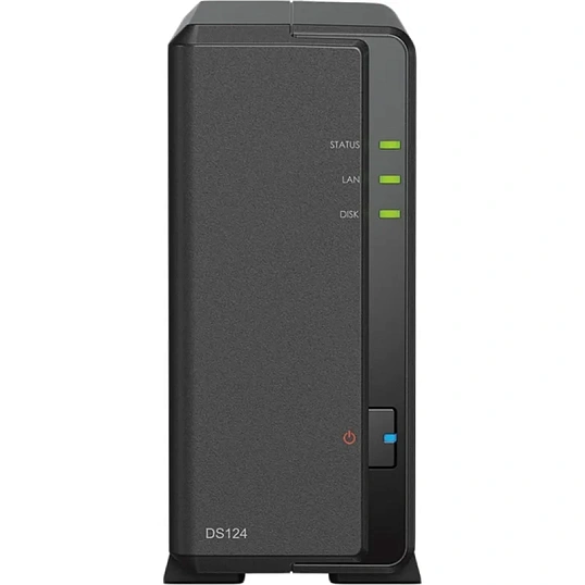 Сетевое хранилище Synology DS124 1x2.5/3.5 SATA/Realtek RTD1619B/1GB DDR4