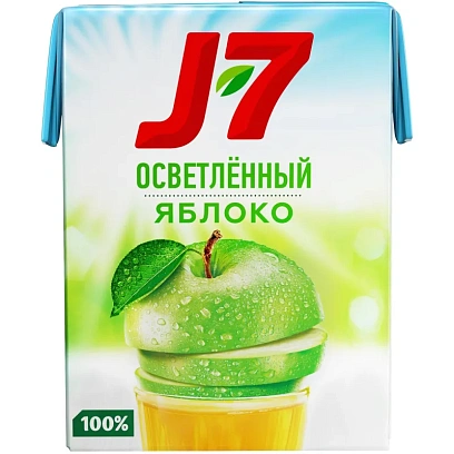 Сок J7 яблоко 0,2л