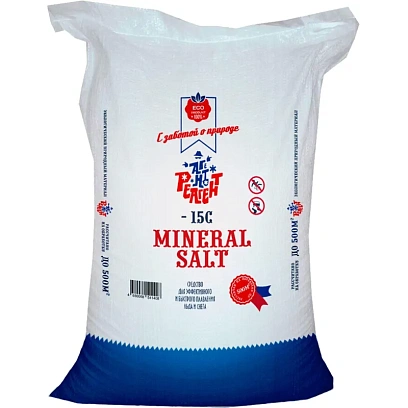 Реагент противогололедный Mr. Defroster Минеральн/соль мешок 25 кг до -15С