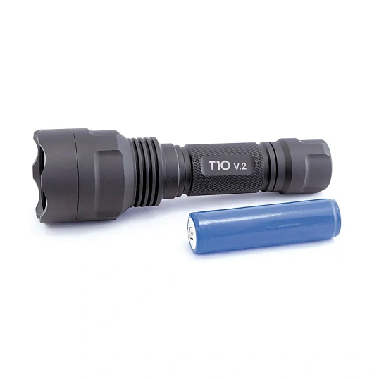 Фонарь ручной ЯРКИЙ ЛУЧ T10 v.2 CREE XP-G2 3реж акк