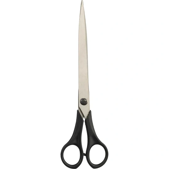 Ножницы Крамет 210мм Soft touch с симметричными ручками, черные Н-089