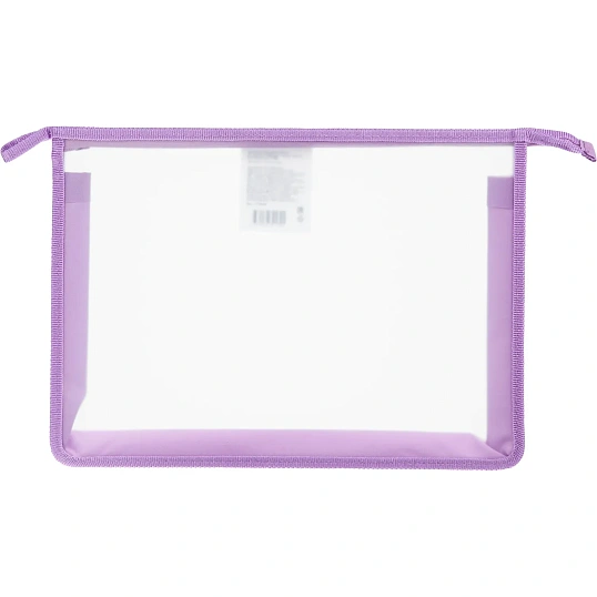 Папка для тетрадей Комус КлассА4,пласт,сирен1 отд,на молн,340х240х40,ПТ-850