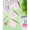 Стикеры ATTACHE Bright colours с клеев.краем 76х51 розовый 100л