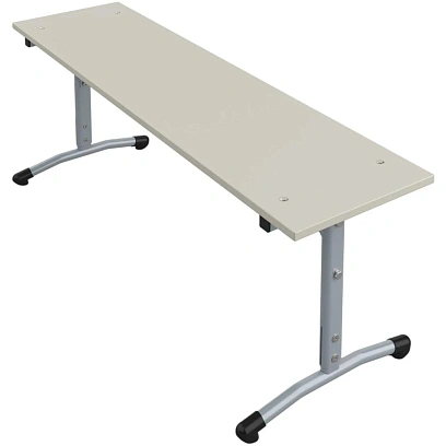 Скамья MET_ рег. 120 серый/серый