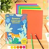 Бумага цветная №1School/Комус Класс, 8л, 8цв, А4, Живая природа, мелованная