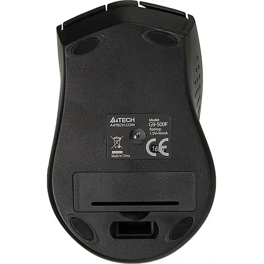 Мышь компьютерная A4Tech V-Track G9-500F чер опт (1000dpi) беспровод USB1.1