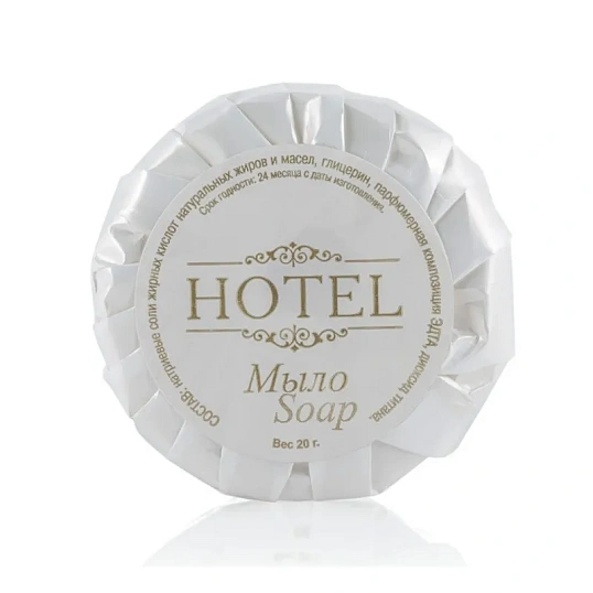 Мыло туалетное HOTEL 20г,гофре,300шт