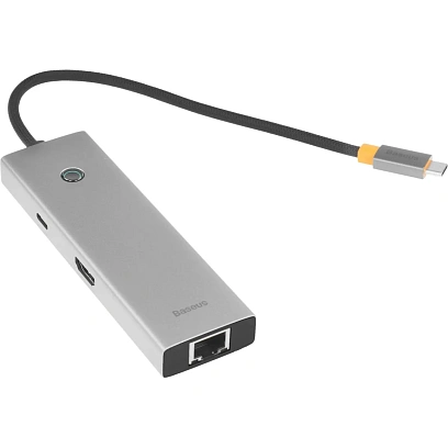 Разветвитель USB Baseus UltraJoy 6-Port Sp.Grey Type-C B00052807813-00