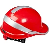 Каска защитная DELTA PLUS BASEBALL DIAMOND V UP, красная (DIAM5UPROFL)
