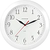 Часы настенные, модель 01, диаметр 290 мм, пластик, белый, 11110113
