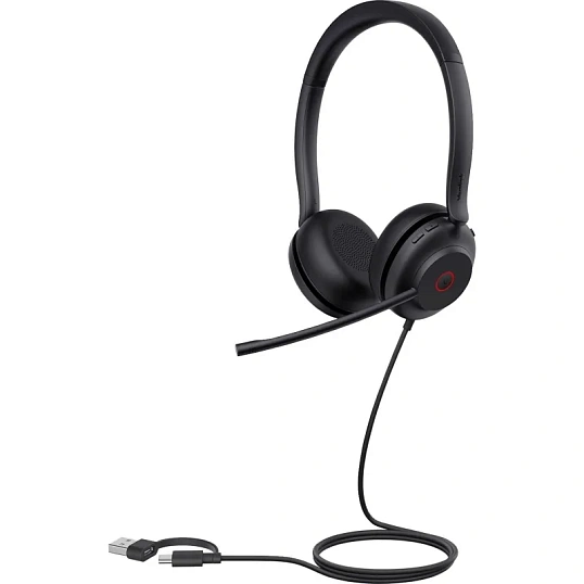 Гарнитура Yealink UH35 dual UC USB-C/A, головная