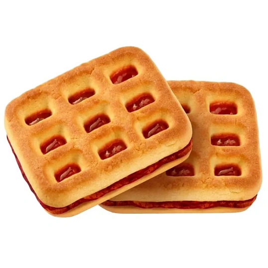 Печенье Дымка Вафелька с клубничной начинкой, 3,8кг