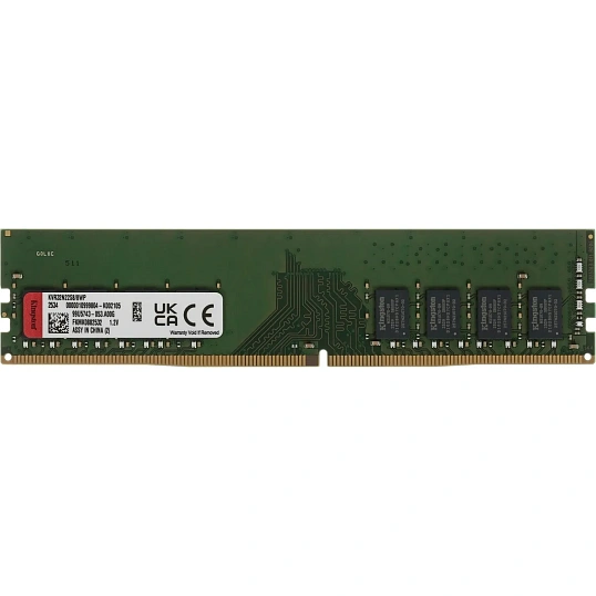 Модуль памяти Kingston DIMM DDR4 8Gb 3200Мгц(KVR32N22S8/8WP)