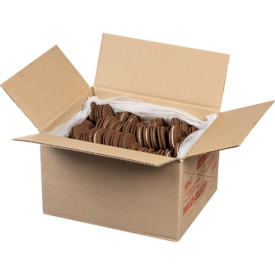 Печенье Яшкино печенье-сэндвич с шоколадно-сливочным вкусом, 4кг (МП446)