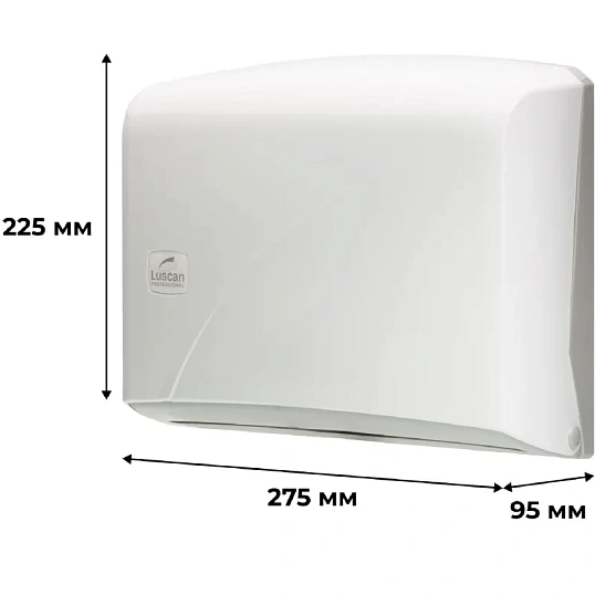 Диспенсер для полотенец лист Luscan Professional Zсложбелый