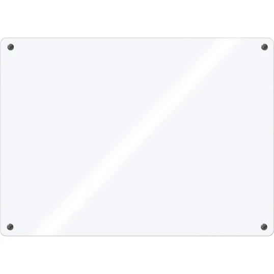 Доска стеклянная магнитная, 100х150, Attache, белый