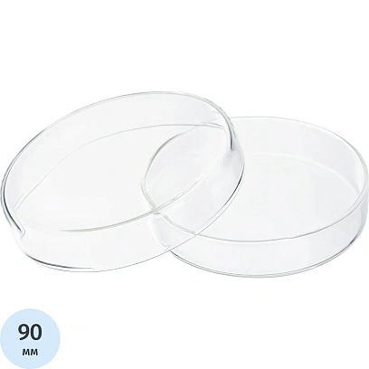 Чашка Петри 90х20, боросиликатное стекло, ТС 10шт/упак Apexlab