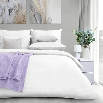 Постельное белье 1,5сп Страйп (нав.70х70-2шт) Royal,929775