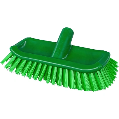 Щетка скраб д/плинтусов разноуровневая FBK, 285х130мм зеленая 20155-5