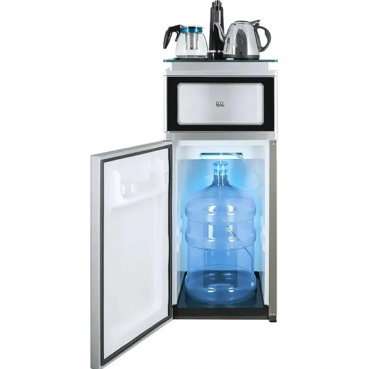 Кулер ECOTRONIC TB3-LE UV с чайным столиком. Нижняя загрузка бутыли.