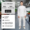 Куртка для пищевого производства бел. муж. сат у17-КУ (р.48-50) р.182-188