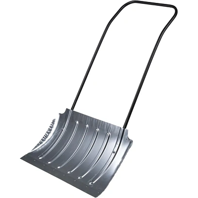 Движок для уб/снега(скрепер) РусТрейд форм-й оцинк 75х42х135 см стал/рук-ка