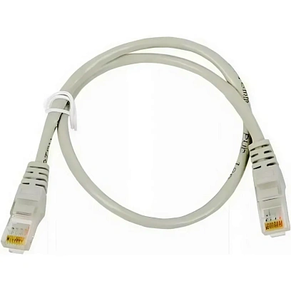 Патч-корд ExeGate UTP-RJ45-RJ45-5e-0,3M-GY, cat.5e, 0.3м, сер <EX258663RUS