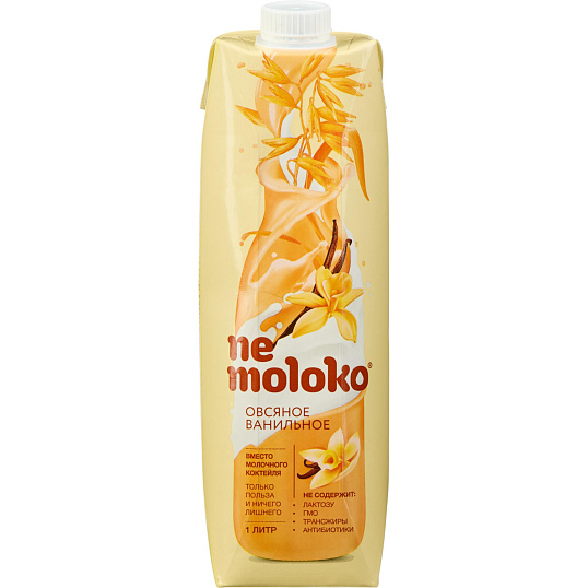 Напиток растительный Nemoloko Ванильный овсяный 1л