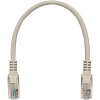 Патч-корд UTP Cablexpert PP12-0.25M кат.5e, 0.25м, литой, сер