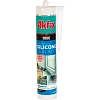 Герметик силиконовый универсальный Akfix 100E, белый, 280 мл (SA042)