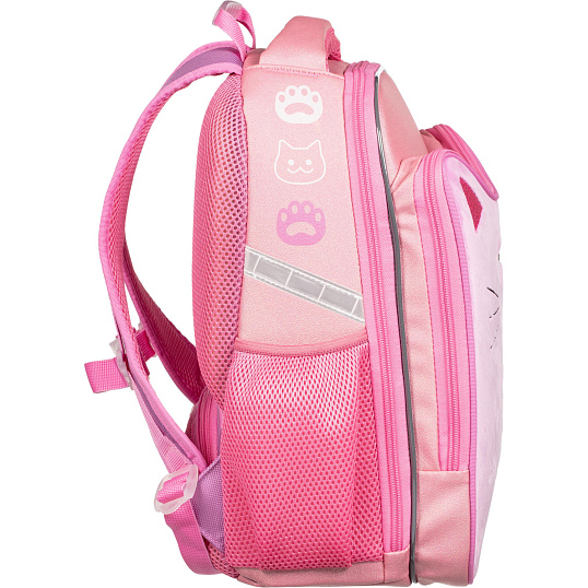 Ранец Комус Класс Stright Котэ Кусь, розовый, 2 отд, эргоном. Спинка