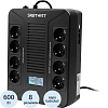 ИБП SMARTWATT UPS SAFE PRO LCD 1000, 1000ВА/600Вт, LCD,8xEURO