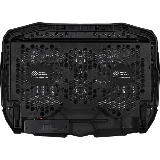 Подставка для ноутб. Digma D-NCP170-4 (BU-LCP156-B214H)17 USB FAN черн
