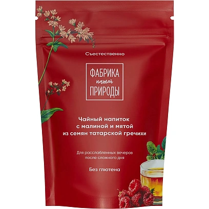 Чайный напиток Фабрика нашей природы с малиной и мятой 50г