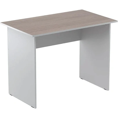 Стол письменный Easy Standard LT 16/16 01000800 темный дуб/серый 1000x600x740