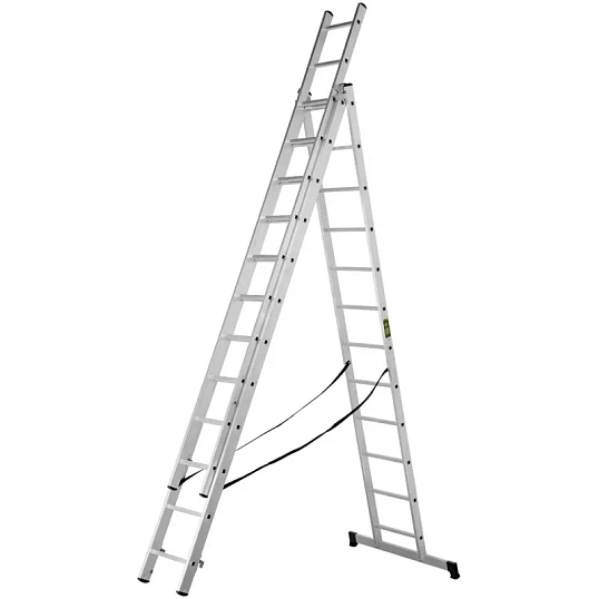 Лестница Стремянка проф, 3х12 ступеней, Н=338/560/786см СИБРТЕХ