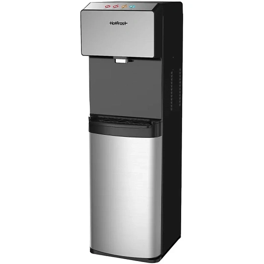 Кулер для воды HotFrost V450ASM, 650Вт, бак холод. 3.6л,горяч. 1л, (серебр)
