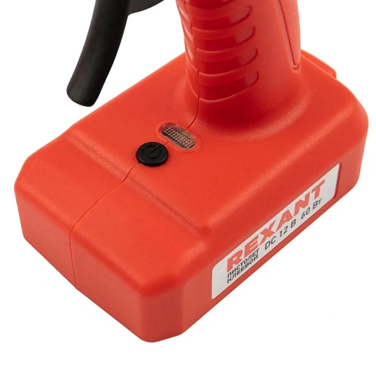 Пистолет клеевой аккумуляторный REXANT, 60Вт, d11 мм, 'ЭКСПЕРТ' (12-1553)