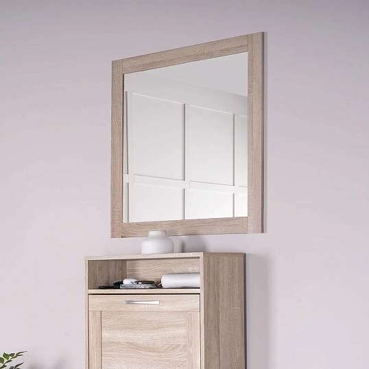 Зеркало навесное ШС_Сириус 78,2х78,2 сонома