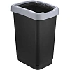 Ведро мусорное IDEA ТВИН 25л серое