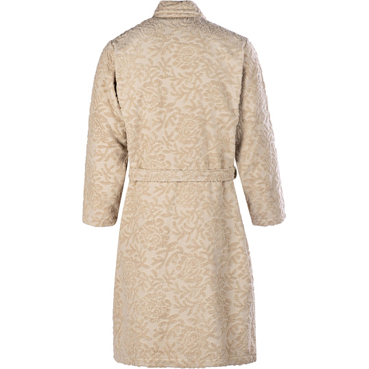 Халат  Махровый  ROESIA Шалевый Женский бежевый, L-XL, 300гр/м2