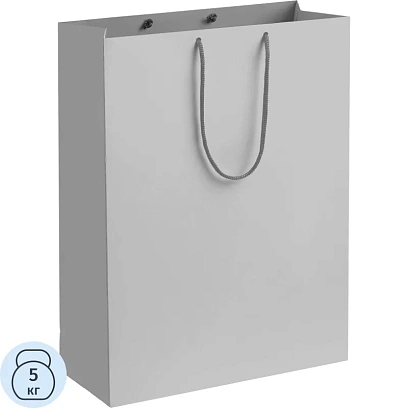 Пакет подарочный бумажный Porta XL, серый, 30х40х12см,15838.10
