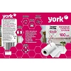 Салфетки хозяйственные YORK соты спанлейс 40г/м2, 22,5х25см, 100шт/рул